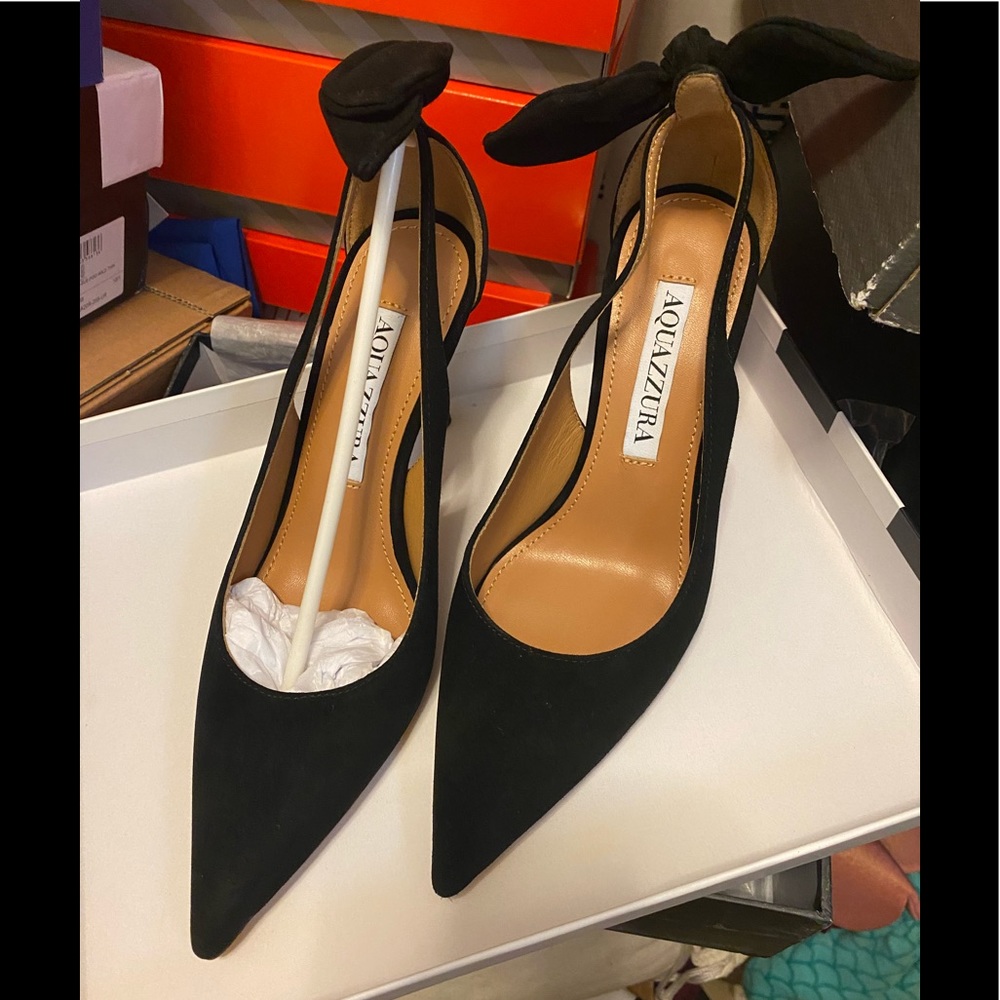 Aquazzura Bow Tie Deneuve Pump